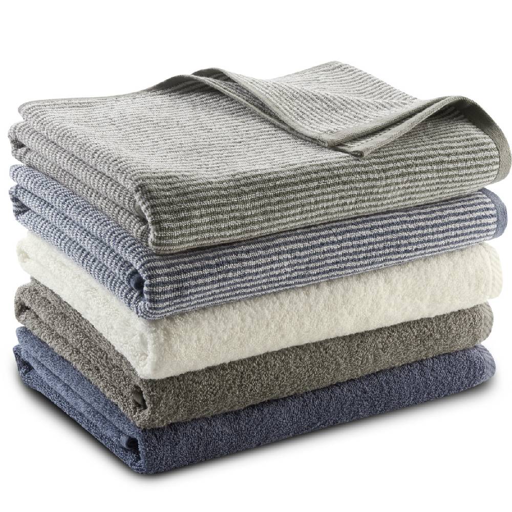 LIVING CRAFTS BARCELONA - Badetuch - Infinity Blue/Natural Begrenztes Angebot
