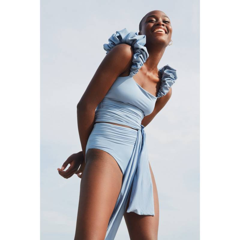 BIKINIS Duna Bikini Steel Blue Im Verkauf