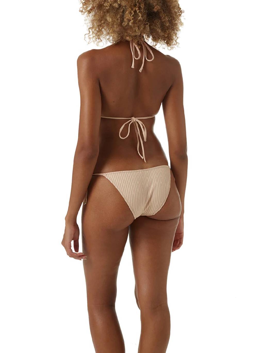 BIKINIS Miami Padded Triangel Bikini Tan Ribbed Osterangebot