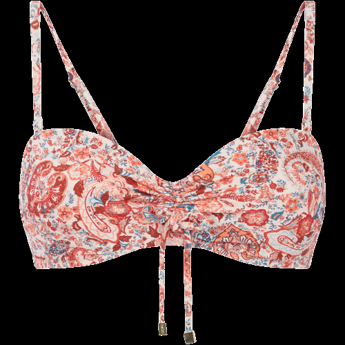 BIKINIS Antigua Padded Bandeau Bügel Bikini Coral Paisley Kauf eins, bekomm eins gratis