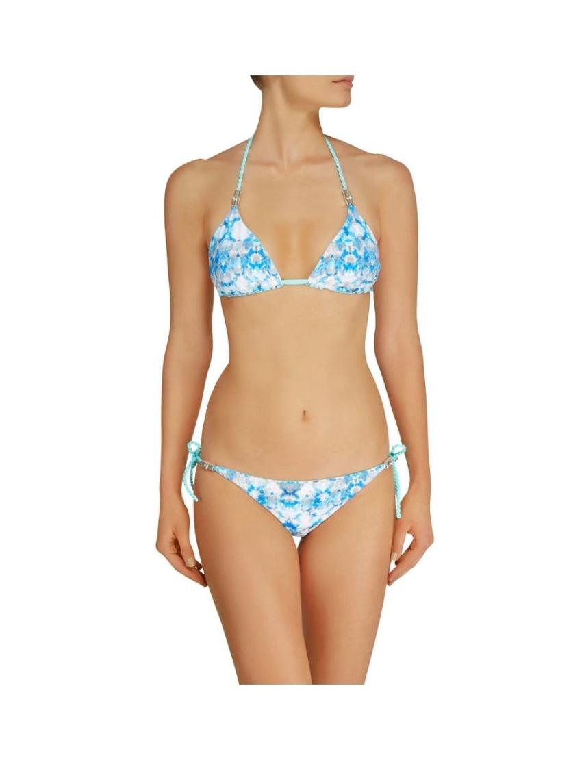 BIKINIS Greater Palm Springs Padded Wende-Triangel-Bikini Kostenloser Versand international