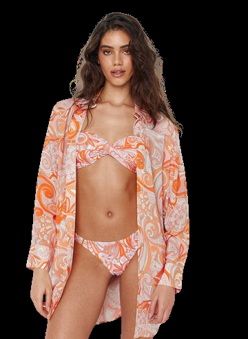 NEUHEITEN Paige Hemd Mirage Orange Begrenzte Freigabe