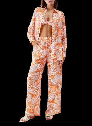 NEUHEITEN Paige Hemd Mirage Orange Begrenzte Freigabe