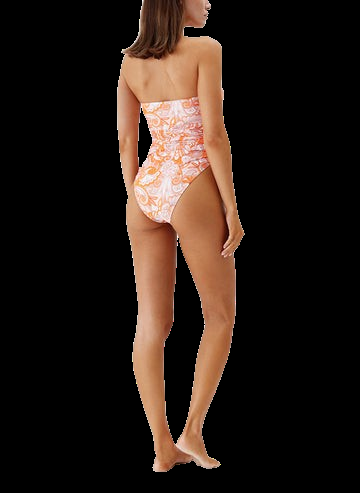 NEUHEITEN Sydney Padded Badeanzug Mirage Orange Letzte 3 Tage