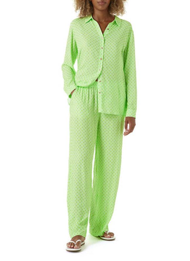 RESORTWEAR Olivia Hose Lime Bis zu 55% Rabatt
