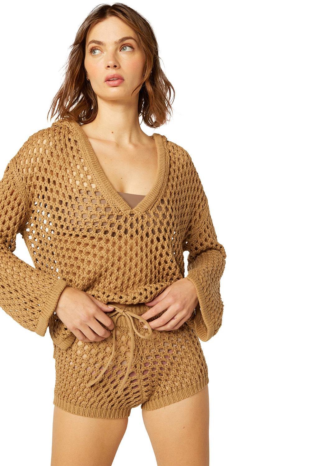 RESORTWEAR Shamani Hoodie Mocha Hotsell