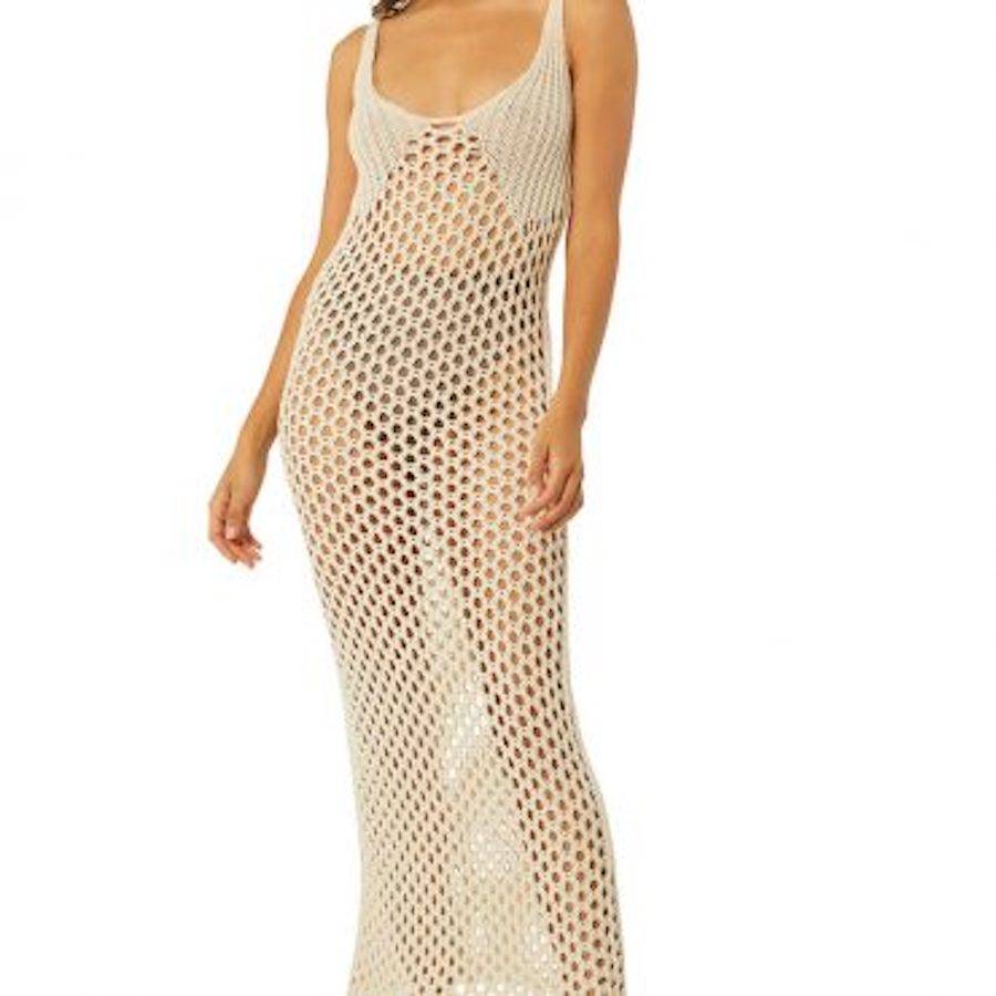 NEUHEITEN Ursula Kleid Natural im Angebot