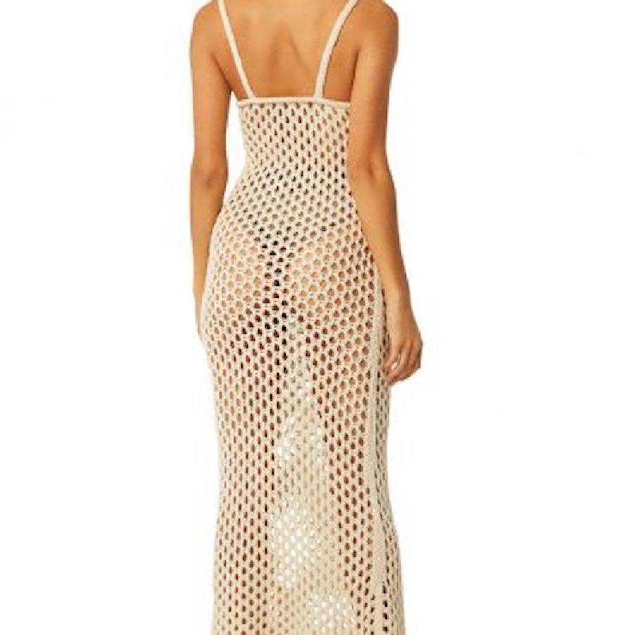 NEUHEITEN Ursula Kleid Natural im Angebot