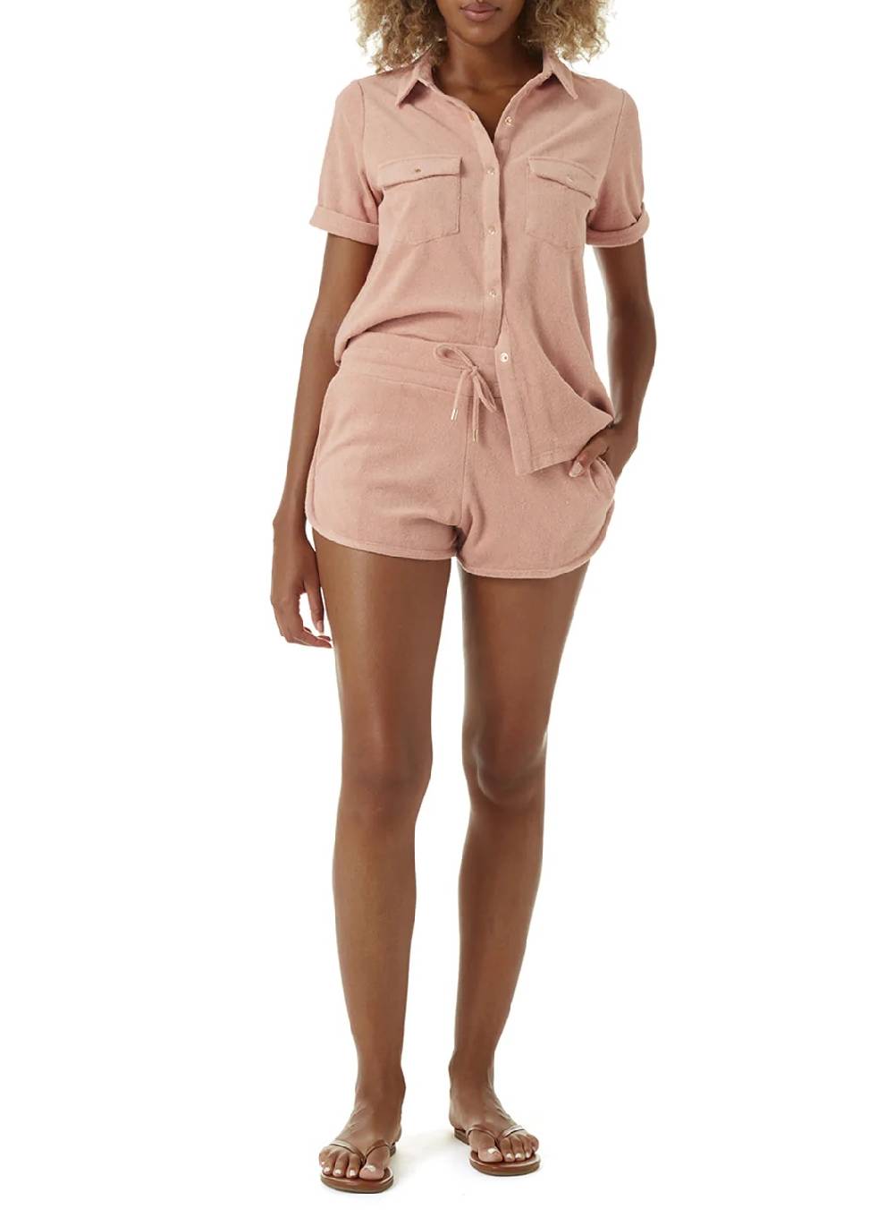RESORTWEAR Tina Bluse Tan Räumungsverkauf