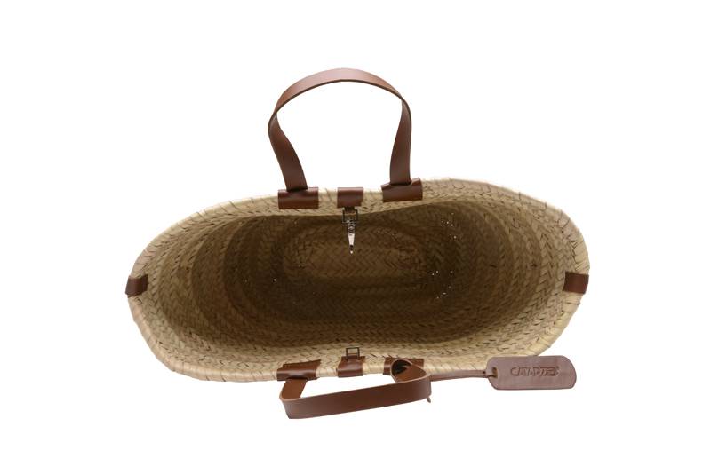 ACCESSOIRES Greta Korb Natur/Braun Riesige Rabatte