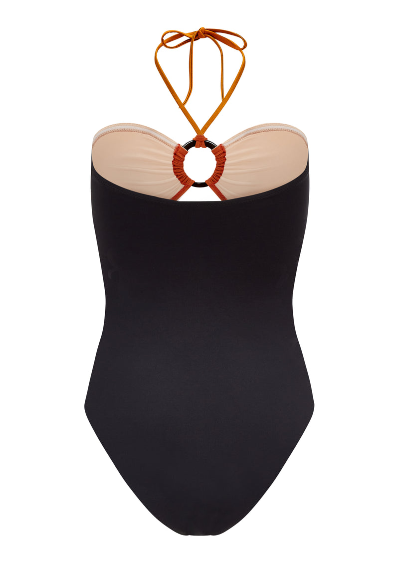 NEUHEITEN Rao Badeanzug Amber/Black/Creme Outlet