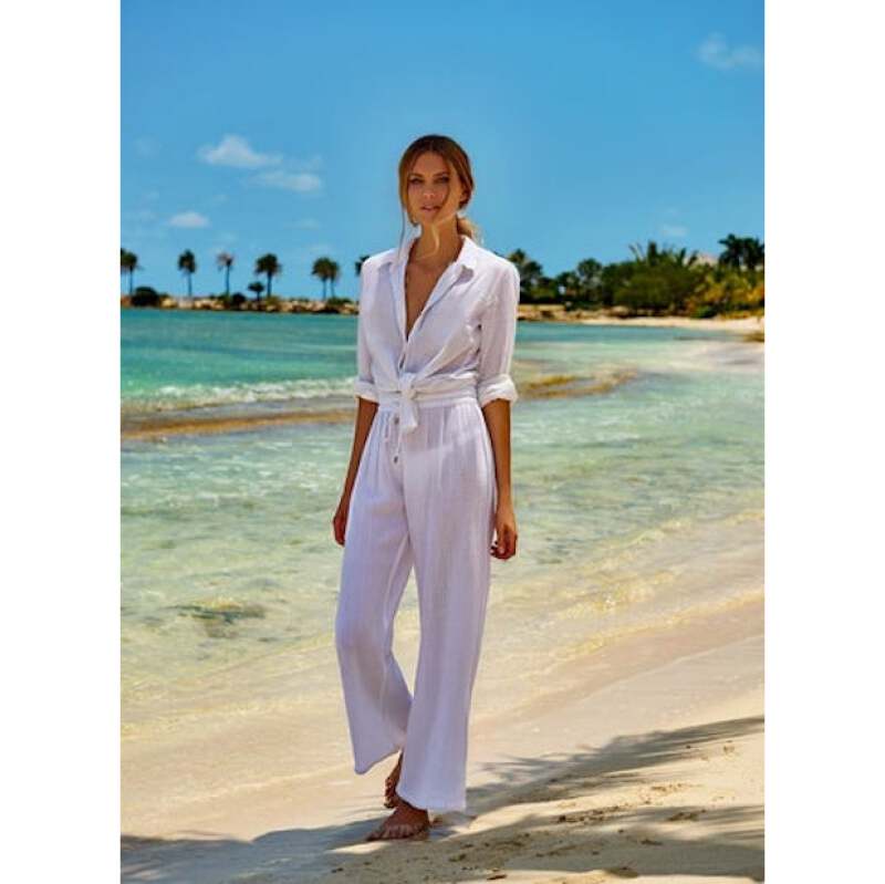 RESORTWEAR Krissy Hose White Günstig kaufen