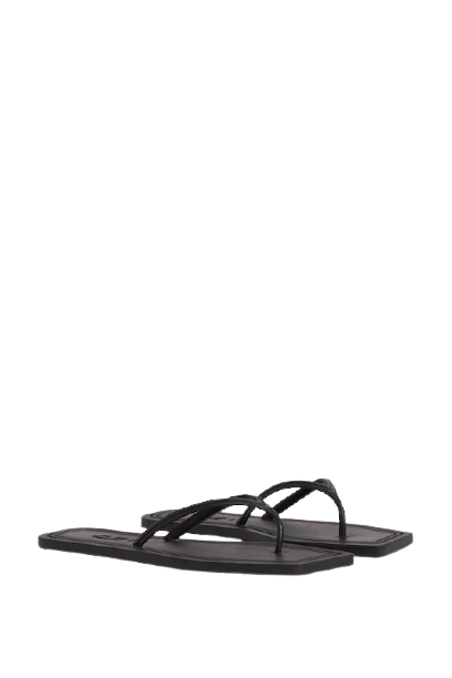 ACCESSOIRES Annick Flipflop Schwarz Zeitlich begrenztes Angebot