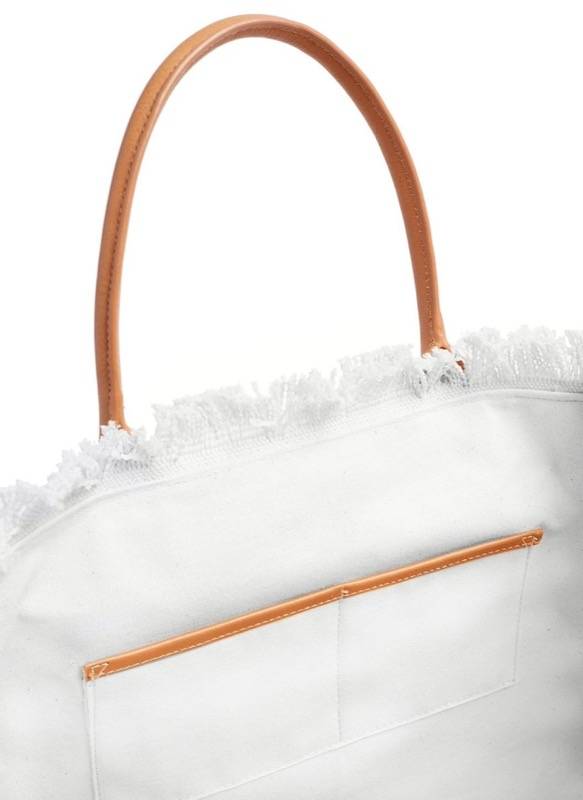 ACCESSOIRES Cap Ferrat Tote Weiß Tiefpreis