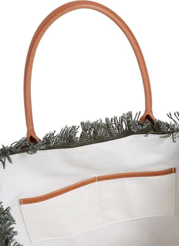 ACCESSOIRES Cap Ferrat Tote Olive Super Sparpreis