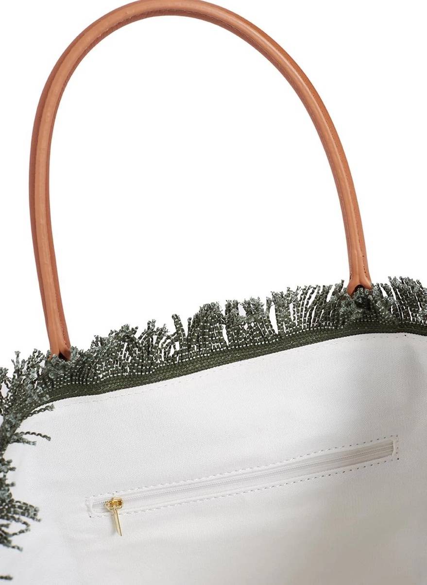 ACCESSOIRES Cap Ferrat Tote Olive Super Sparpreis