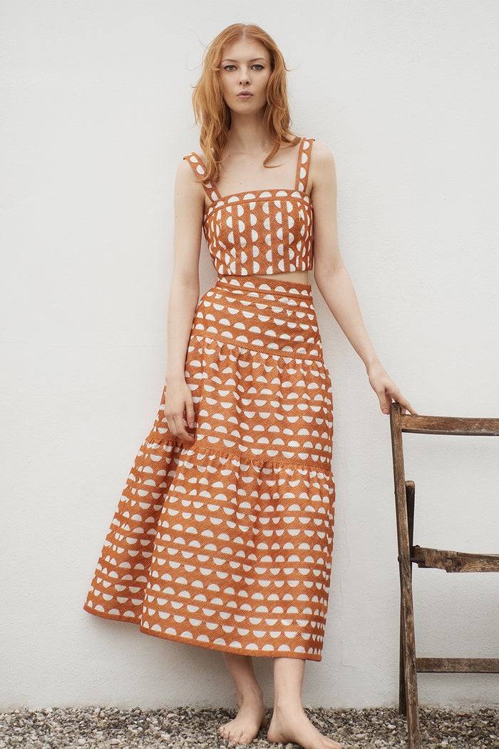 RESORTWEAR Nineve Top Persimmon Nur für heute