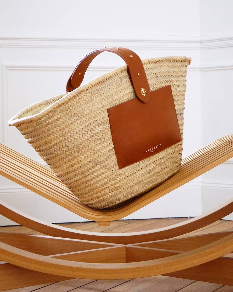 ACCESSOIRES Tulum Korbtasche Cognac Kostenloser Versand