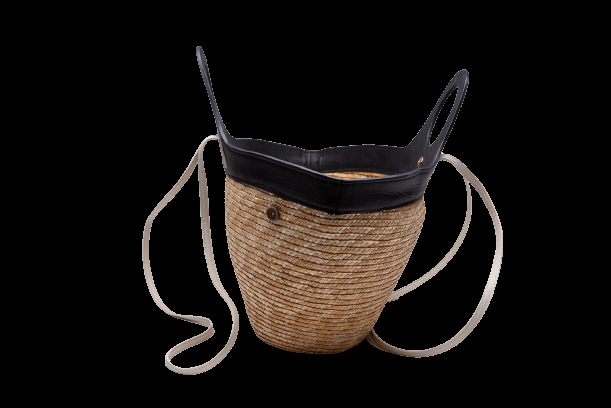 ACCESSOIRES Tote Natur Schwarz Großer Ausverkauf
