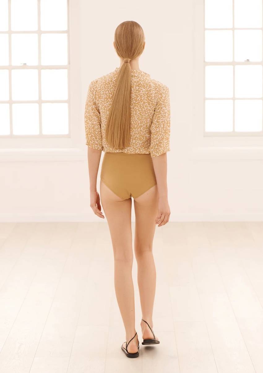 RESORTWEAR Diana Bluse Dotty Sand Jubiläumsangebot