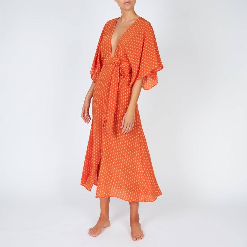 RESORTWEAR Modica Wickelkleid aus Seide Saisonale Angebote