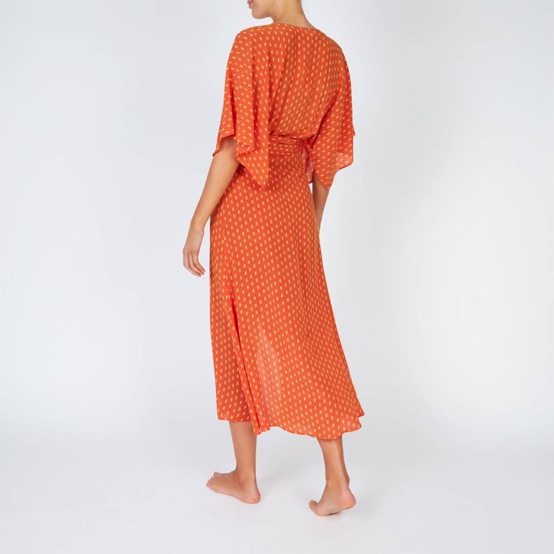 RESORTWEAR Modica Wickelkleid aus Seide Saisonale Angebote