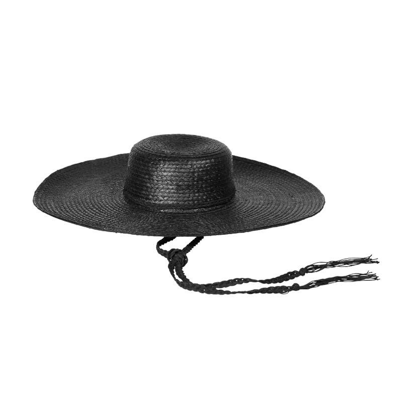 ACCESSOIRES Arezzo Strohhut in schwarz