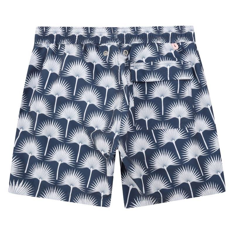 HERREN Badehose Palme in dunkelblau Bis zu 65% Rabatt
