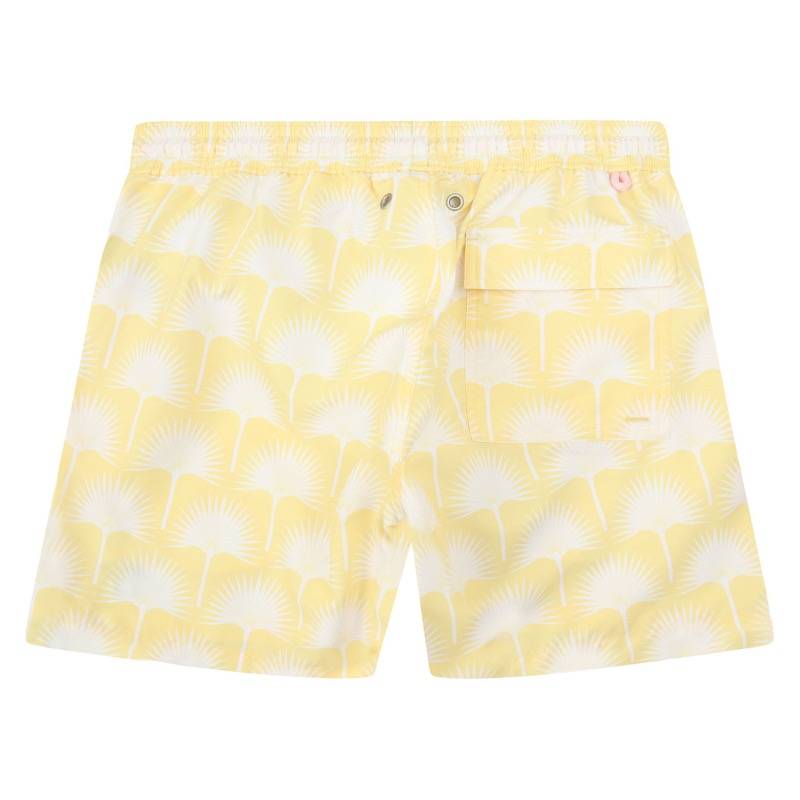 HERREN Badehose Palme in gelb Sonderangebot der Fabrik