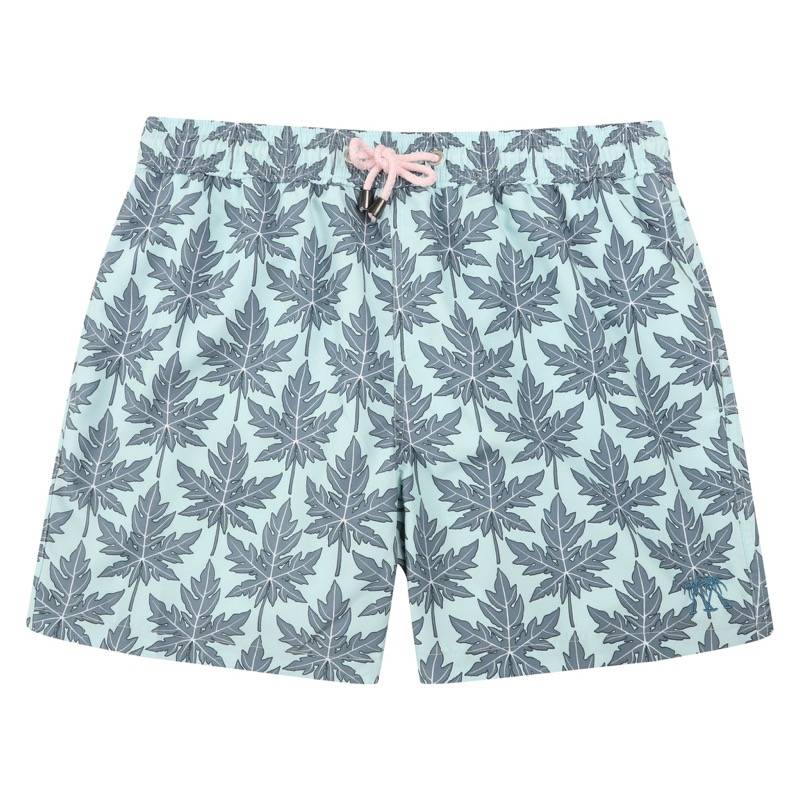 HERREN Badehose Papaya grau