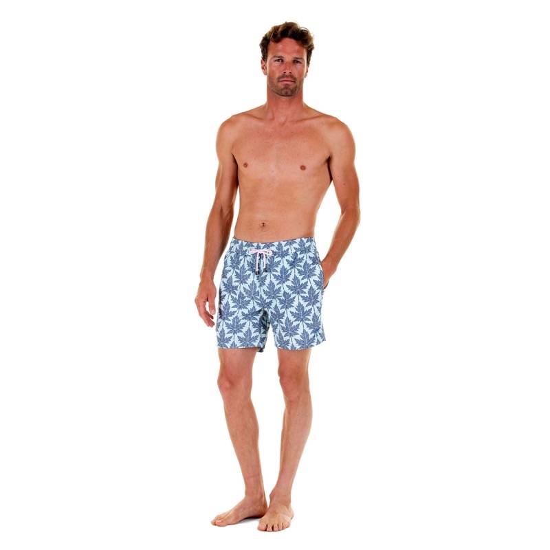 HERREN Badehose Papaya grau Clearance-Verkauf