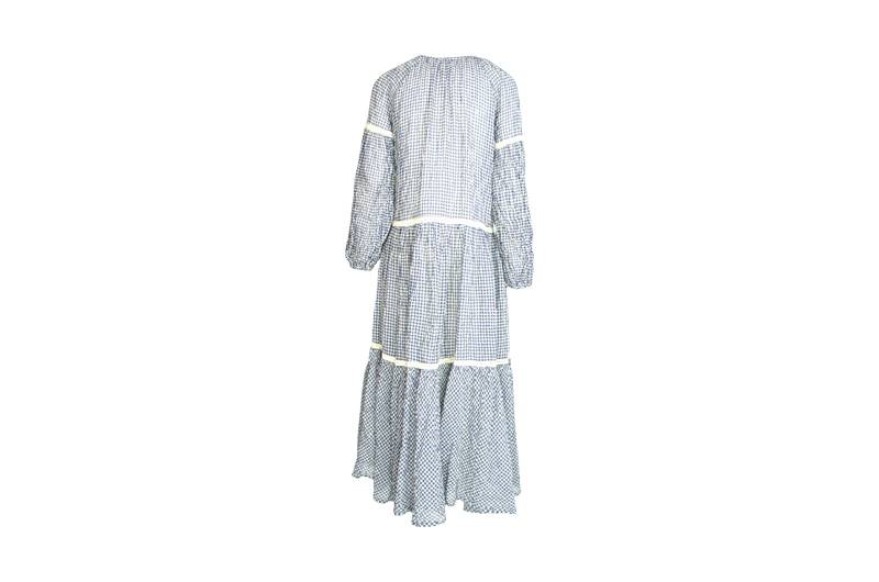 SALE Selena Kleid Blau im Angebot