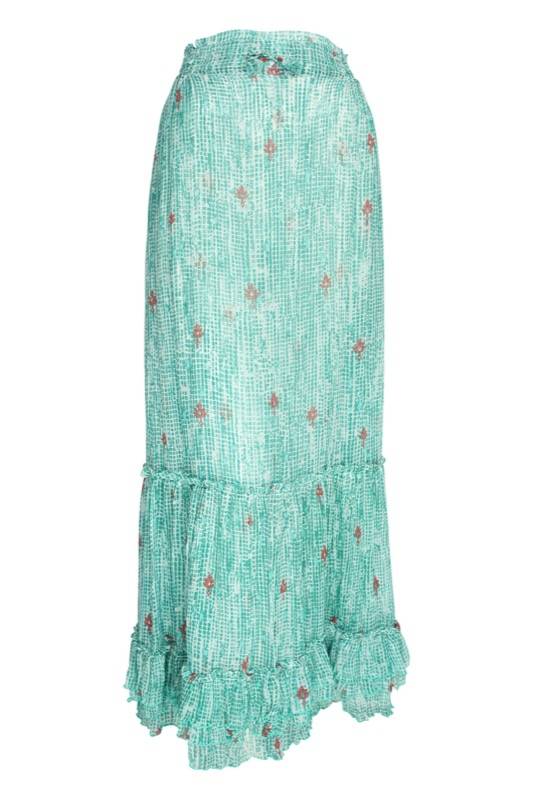 SALE Clara Maxirock in Aqua Fanciful Flash Sale