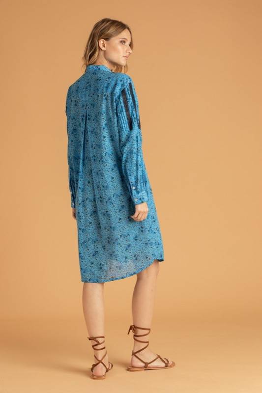 SALE Triny Tunikakleid Blau Begrenztes Angebot