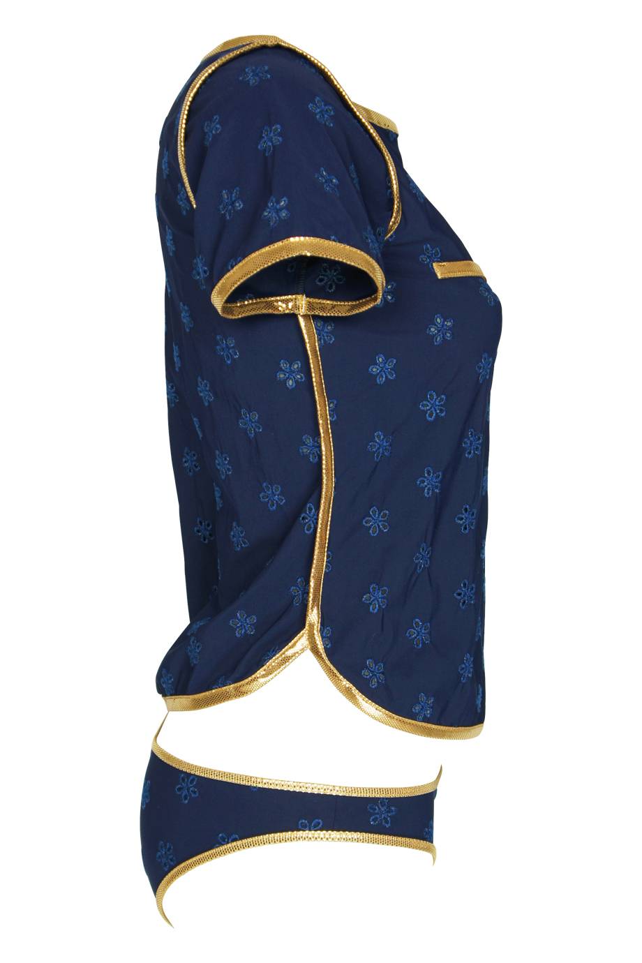 SALE Surfrider Beach Top mit Bikini Slip Blau Exklusivangebot