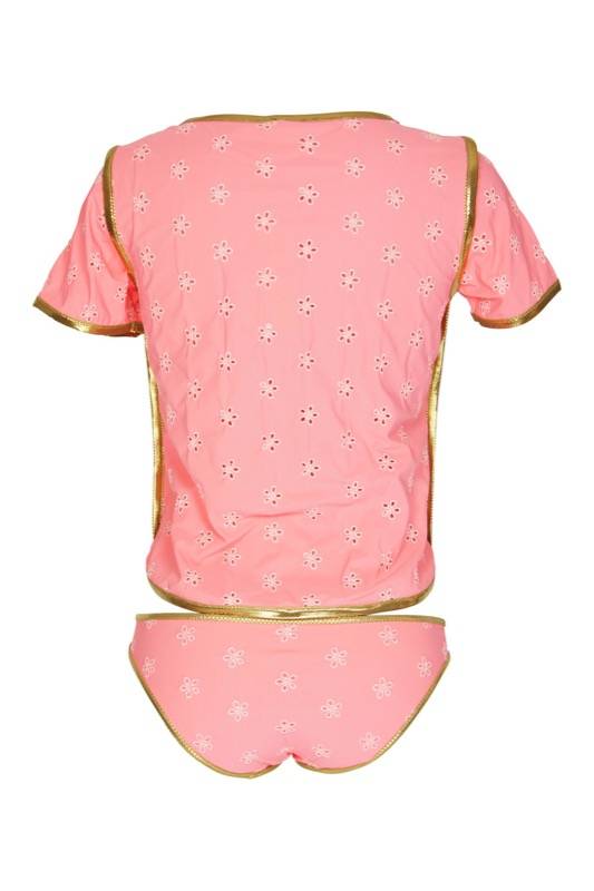 SALE Surfrider Beach Top mit Bikini Slip Coral Preisnachlass