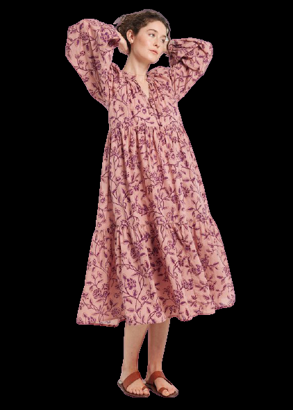 SALE Jaya Birdsong Kleid Rosa Black Friday