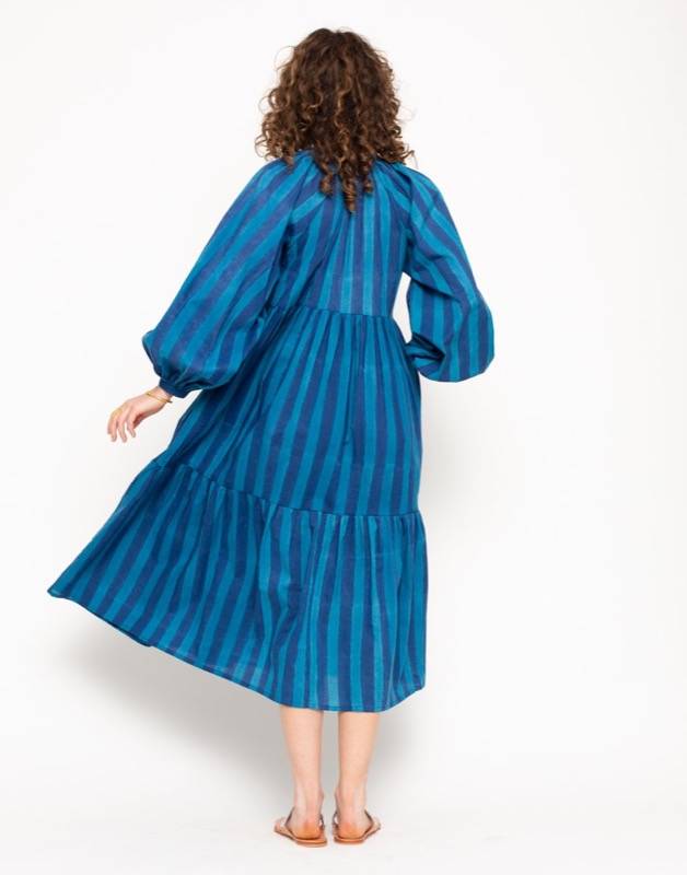 SALE Jaya Riviera Kleid blau VIP-Rabatte