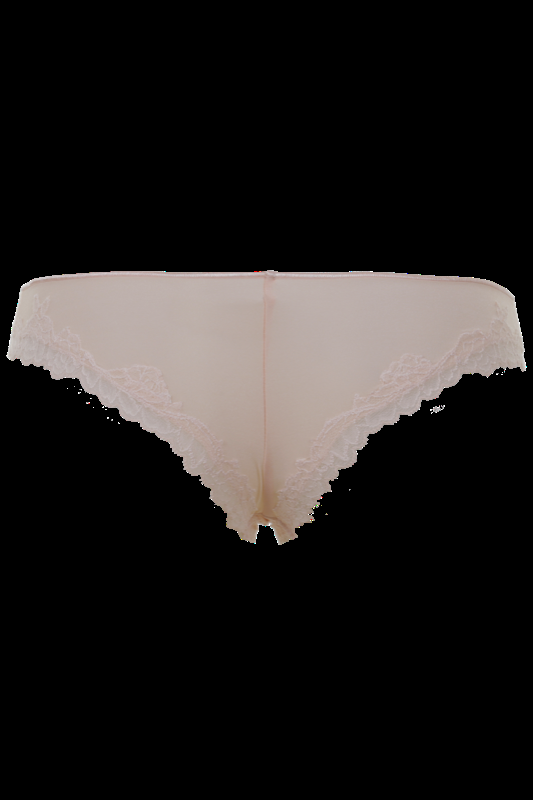 LINGERIE Bangalore String Brazilian cut in Puder aus Spitze 50% Rabatt für begrenzte Zeit
