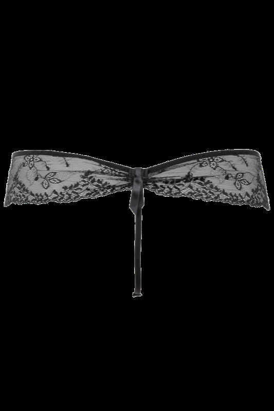 LINGERIE Amalfi G-String aus Spitze in Schwarz Outlet