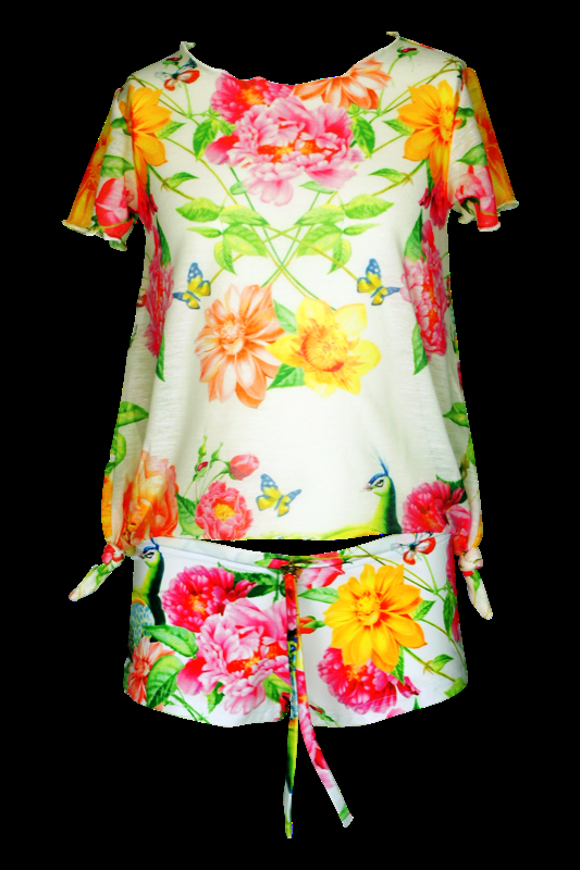 KINDER Baby T-Shirt Pavone in weiß Kostenloser Versand