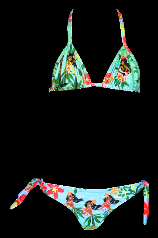 KINDER Baby Bikini Hula in grün Große Rabatte