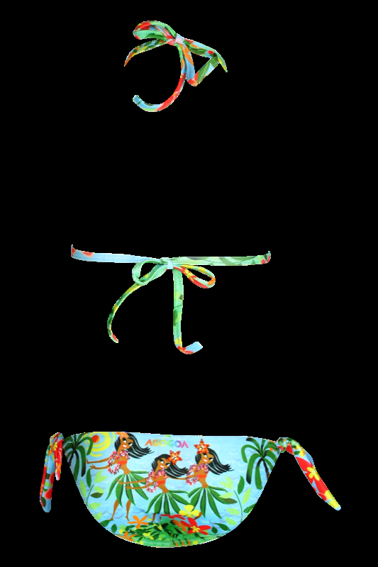 KINDER Baby Bikini Hula in grün Große Rabatte