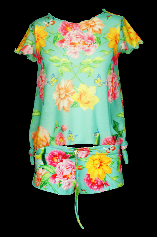 KINDER Baby Short Pavone in türkis Neuheiten