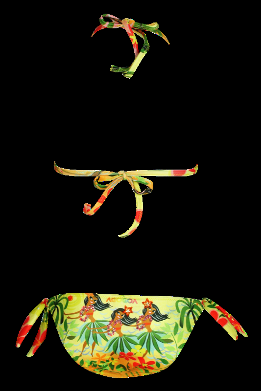 KINDER Baby Bikini Hula in gelb Riesige Ersparnisse