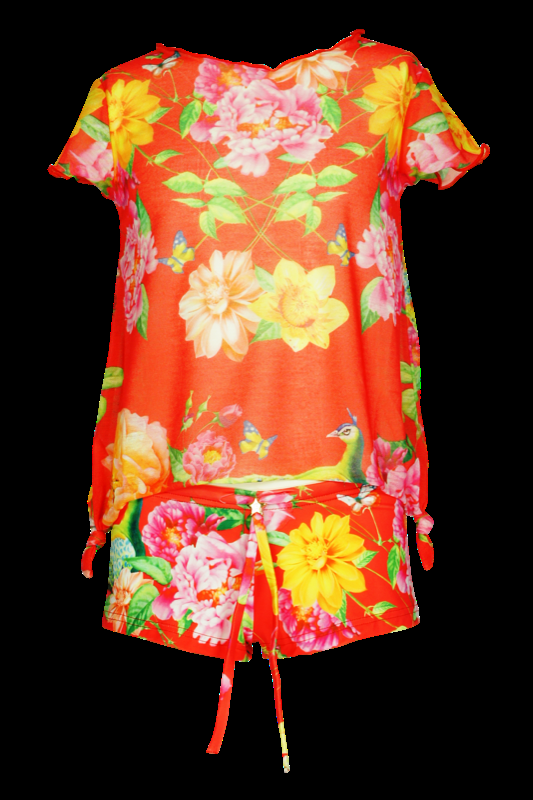 KINDER Baby Short Pavone in rot Letzte 3 Tage