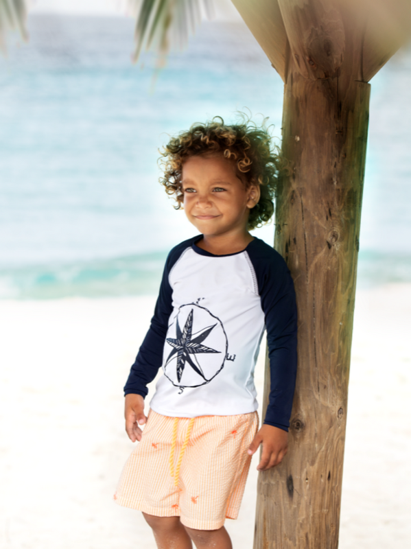 KINDER Girls Key West Swim Shirt Navy Bis zu 55% Rabatt