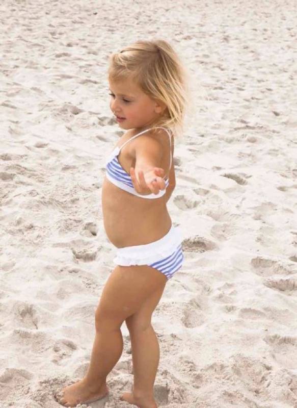 KINDER Baby New York Bikini Blue Stripe im Angebot