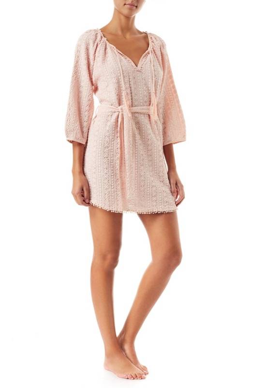 SALE Alicia besticktes Kleid in rosa Saisonschlussverkauf
