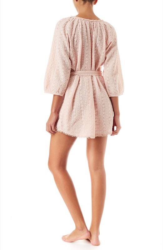 SALE Alicia besticktes Kleid in rosa Saisonschlussverkauf